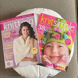 Two Knitting Magazines